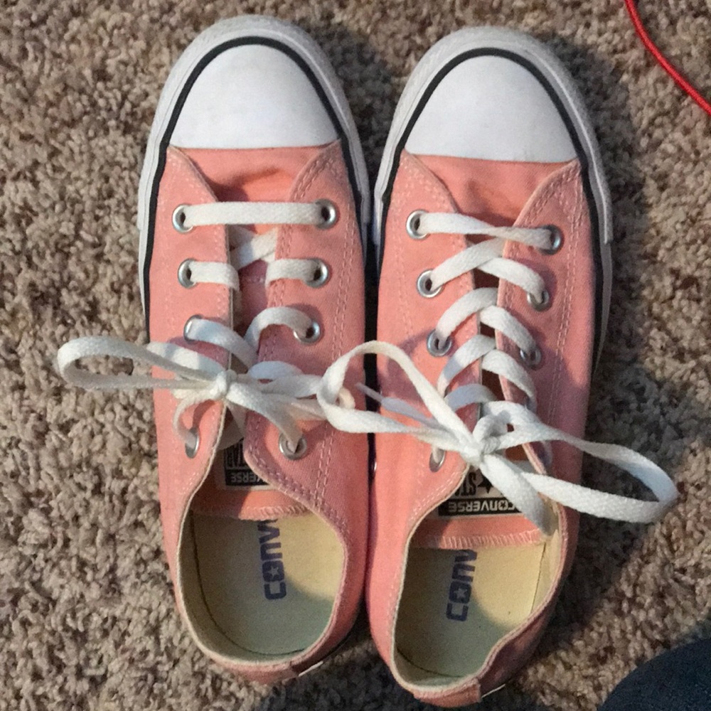 offers welcomeBarely worn Pink converse all stars